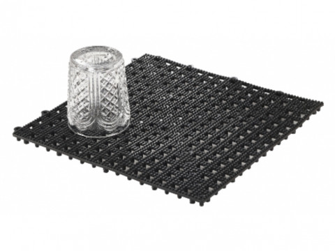 Barska podloga za čaše CRNA