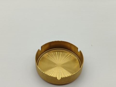 Pepeljara inox ZLATNA 10cm - okrugla