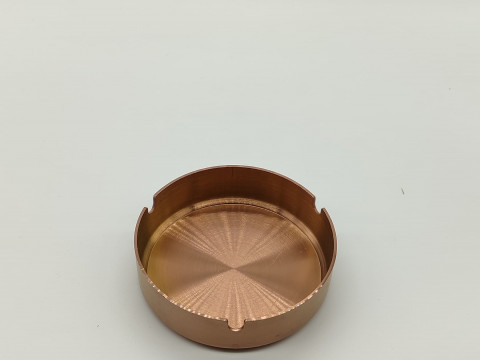 Pepeljara inox BAKRENA 10cm - okrugla