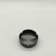 Pepeljara inox CRNA 8cm - okrugla