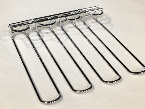 Nosač za čaše inox - 3 reda čaša
