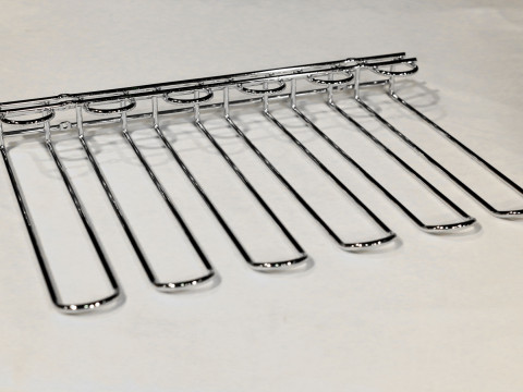 Nosač za čaše inox - 5 redova čaša