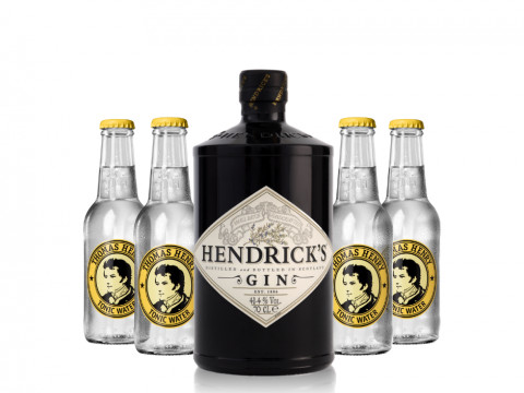 Hendrick's Gin 0,70l + 4x Thomas Henry 0,20l	