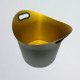Posuda za led - kibla 10 litara Big V Shape Champagne Black Gold