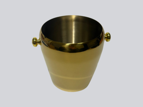  Posuda za led - kibla 1 litar Drummed Gold 
