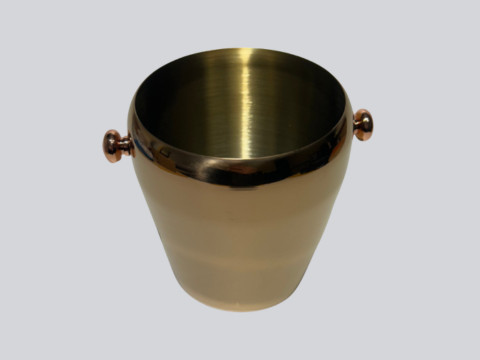  Posuda za led - kibla 1 litar Drummed Rose Gold 