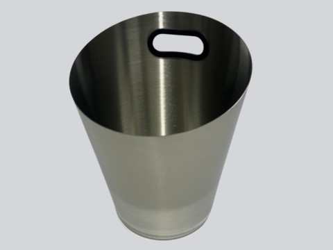 Posuda za led - kibla 5 litara Slanting Champagne Silver