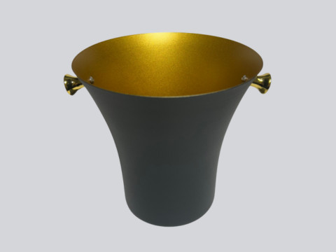 Posuda za led - kibla 5 litara Little Barbarian Black Gold