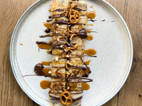 Choco Pretzel palačinke